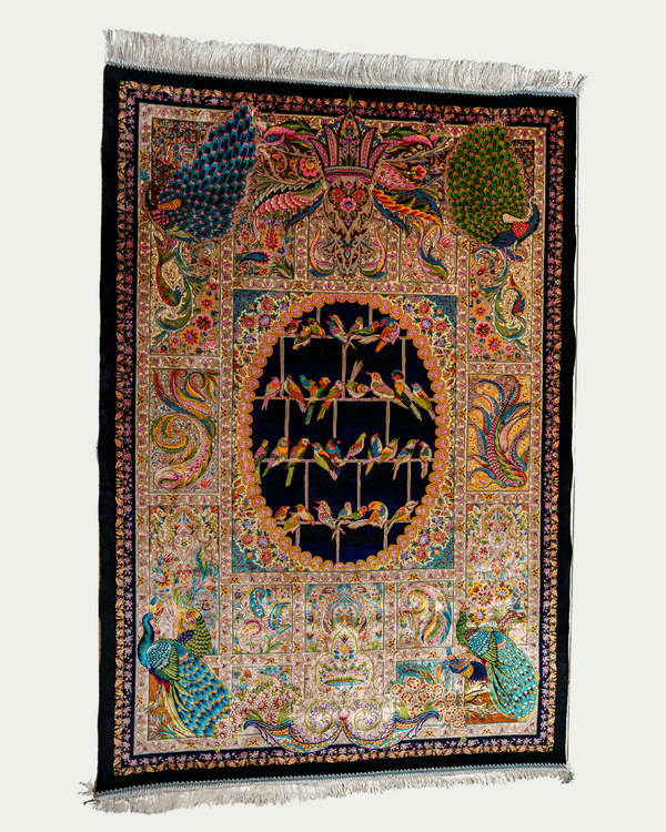 Authentic Persian Silk Rugs | Luxurious Handcrafted Masterpiece – Kasraz