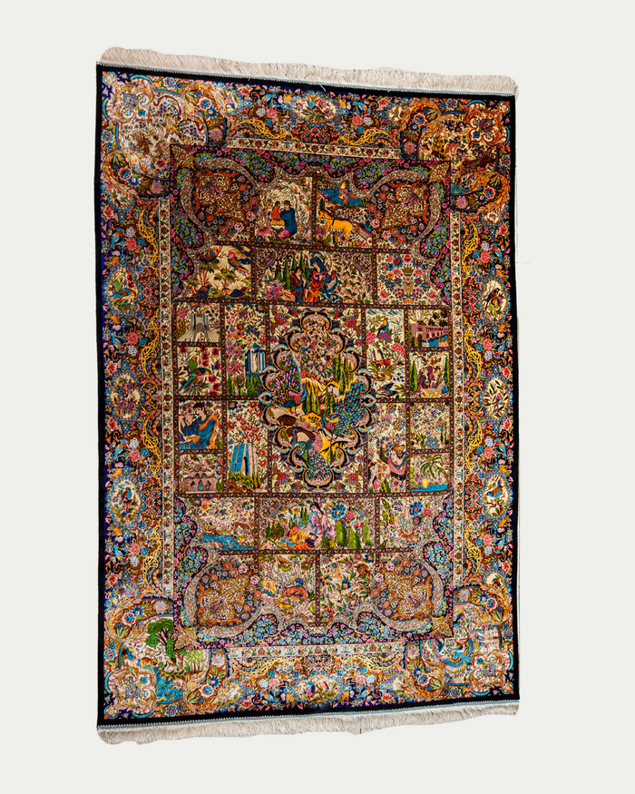Authentic Persian Silk Rugs | Luxurious Handcrafted Masterpiece – Kasraz